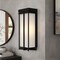 Designers Fountain Eads 175 in  Matte Black LED Outdoor Wall Lantern with Etched White Glass Shade D248L-7OW-MB - alternate 3